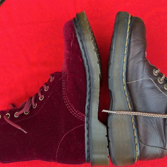 Dr. Martens Vintage Wedge Platform Brown Leather Boots - Picture 17 of 17